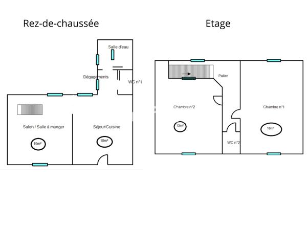 Maison
         3 pièces
        - 76 m² 92 000 € *