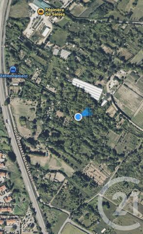 Terrain à vendre  520 m2 SALSES LE CHATEAU - 66