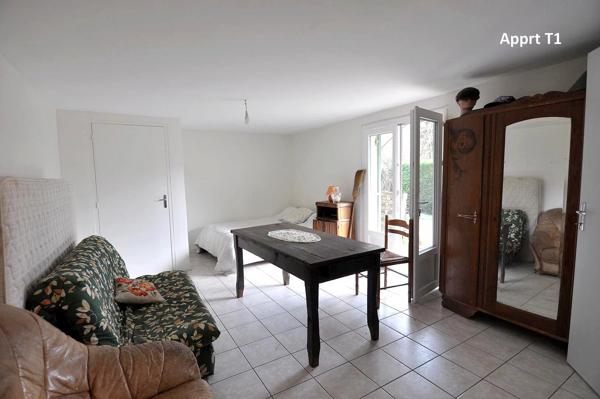 Maison de ville de 120 m² avec appartement T1 de 36 m²