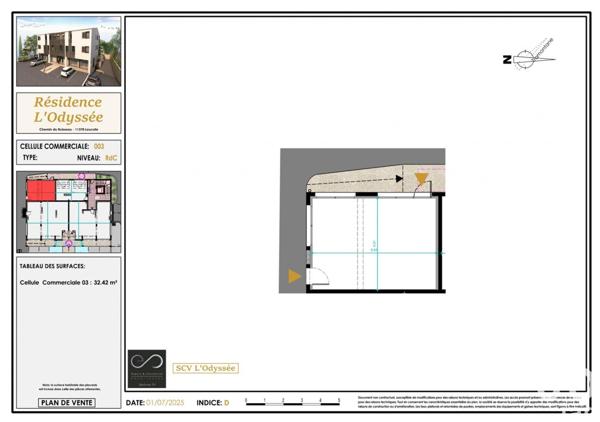 Murs commerciaux  à vendre 32 m² Leucate