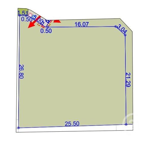 Terrain à vendre  606 m2 MONTBARTIER - 82