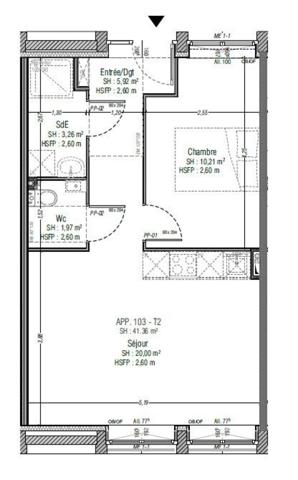 ARANCHES. F2 neuf dans résidence de standing.