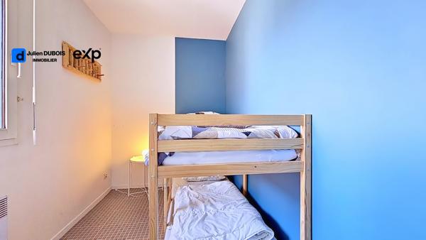 Appartement 3 chambres, balcon vue mer, Plage de Wissant