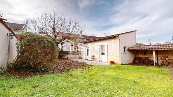 Maison louée, 2 chambres, grand jardin et parking