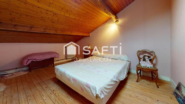 Maison louée, 2 chambres, grand jardin et parking