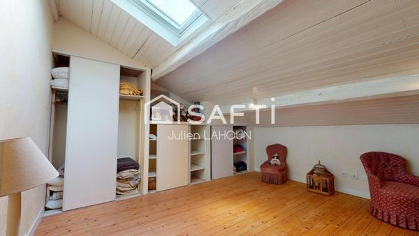 Maison louée, 2 chambres, grand jardin et parking