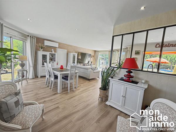 Plain-pied avec piscine et garage : aucun travaux