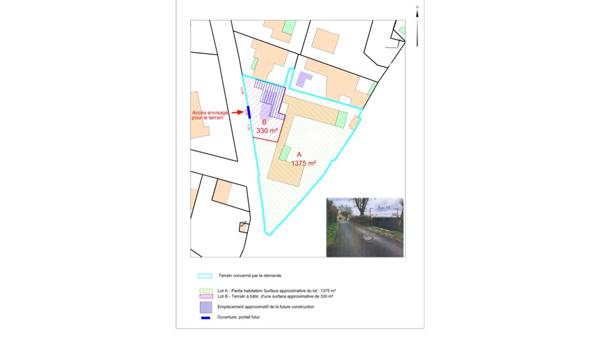 Terrain Constructible de 330 m2, Sainte soulle 17220