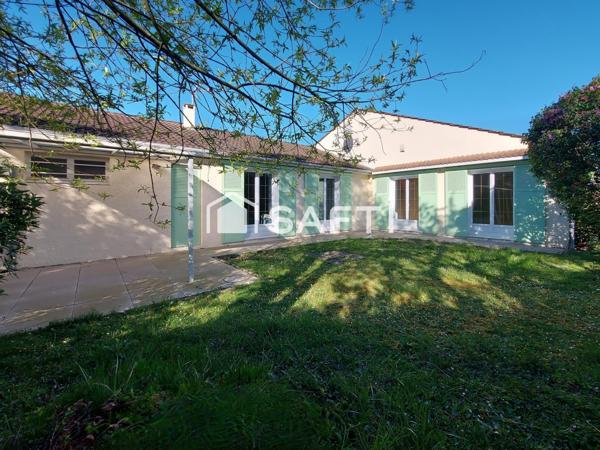Maison de plain-pied avec jardin sans vis-à-vis