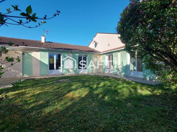 Maison de plain-pied avec jardin sans vis-à-vis