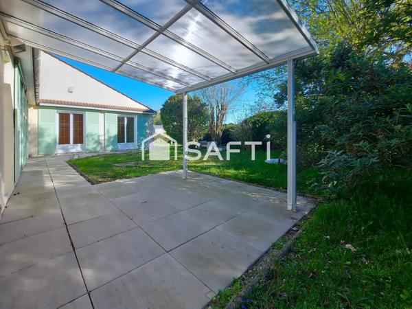 Maison de plain-pied avec jardin sans vis-à-vis