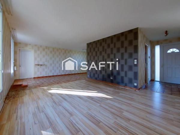 Maison de plain-pied avec jardin sans vis-à-vis