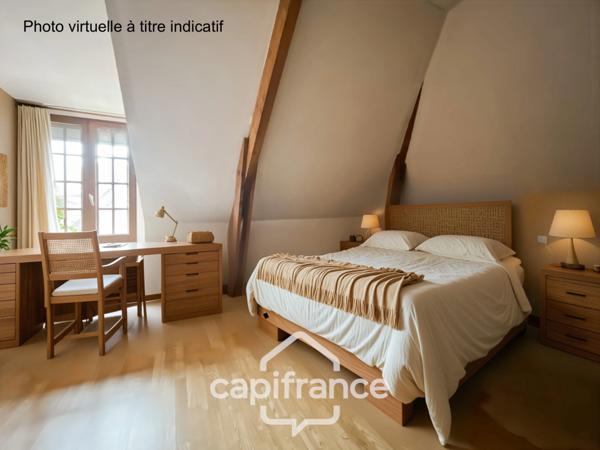 Rennes, Maison de charme Type 7 de 202 m2 (134) m2 pondérés) terrain de 218 m2 - Sous-sol de 68 m2 + Double Garage