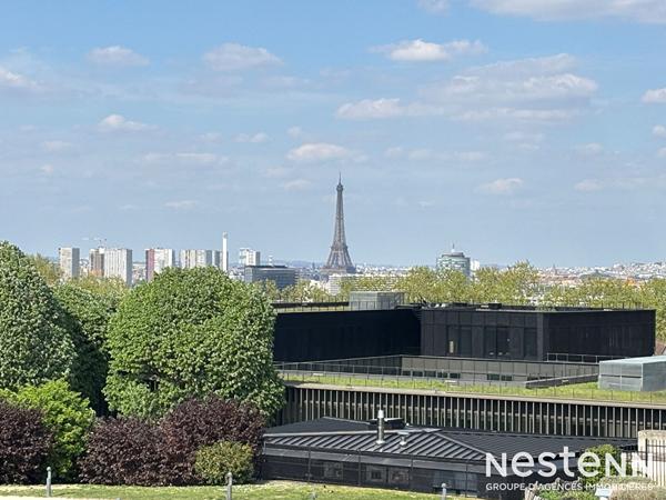 ISSY LES MOULINEAUX - FORT D'ISSY - Vente appartement 3 pièces de 59,50 m² avec un balcon de 8,80 m²