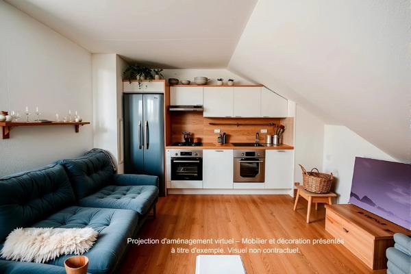 HONFLEUR – STUDIO VENDU LOUÉ – INVESTISSEMENT LOCATIF CLÉ EN MAIN