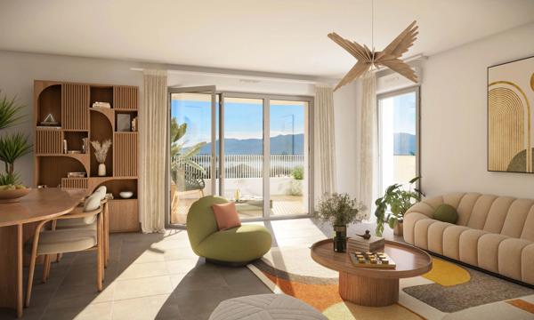 APPARTEMENT T2 AVEC PARKING ET EXTERIEURS, LAC VILLENEUVE DE LA RAHO