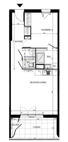 APPARTEMENT T2 AVEC PARKING ET EXTERIEURS, LAC VILLENEUVE DE LA RAHO