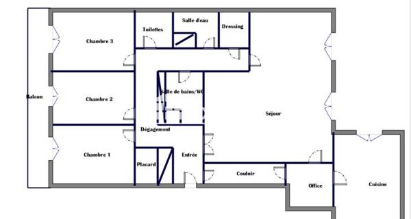 À vendre Appartement 5 pièces 112 m² - Paris 75015