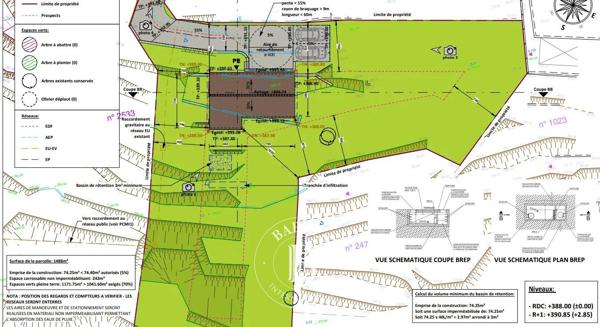 Cabris, Terrain constructible  1 488 m² à vendre