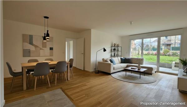 Appartement T4 de 87,73 m² avec terrasse et jardin au CHESNAY (78)