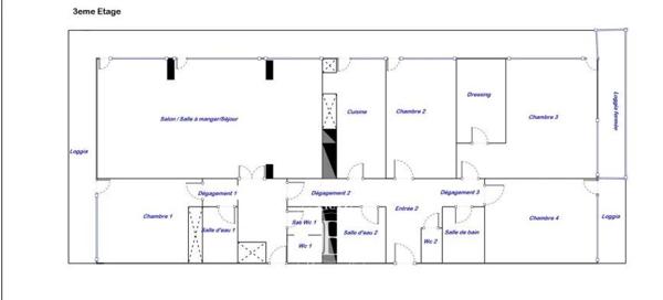 Le Chesnay, Appartement  181 m² à vendre