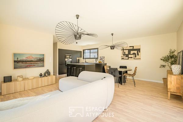 Maison d’architecte avec piscine et garage