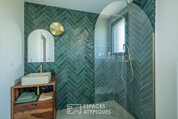 Maison d’architecte avec piscine et garage