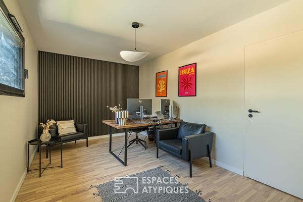 Maison d’architecte avec piscine et garage