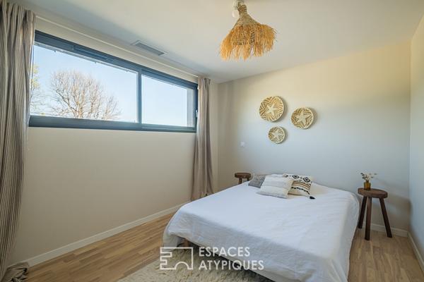 Maison d’architecte avec piscine et garage