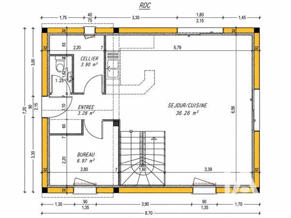 Maison à vendre 5 pièces 113 m² Pessac