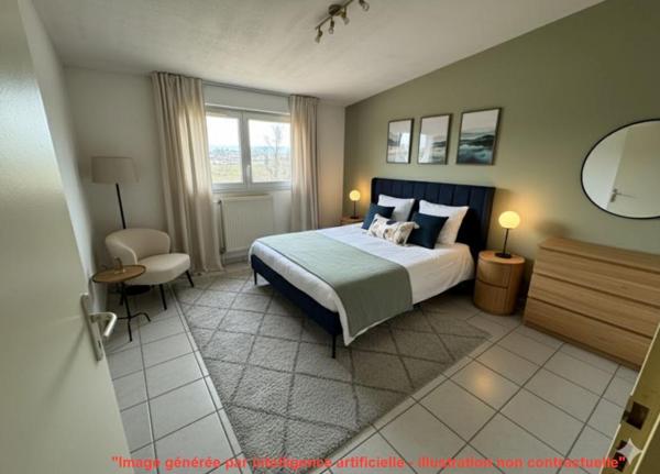 TOURNON - T4 EN DUPLEX AVEC GARAGE - 89.89 M2