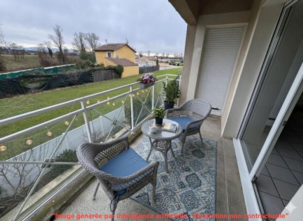 TOURNON - T4 EN DUPLEX AVEC GARAGE - 89.89 M2