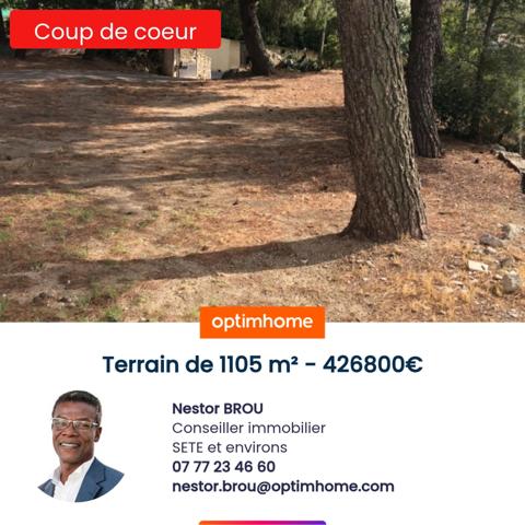 Maison à réinventer sur grand terrain à bâtir - POUSSAN (34)