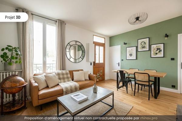 Maison à vendre |                                       Eaubonne |                                        4 pièces  |  72 m²