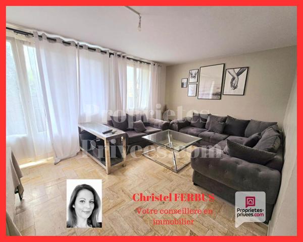 93150 LE BLANC MESNIL - Appartement  4 pièces 60.29 m² - 2 Chambres - Balcon -Cave