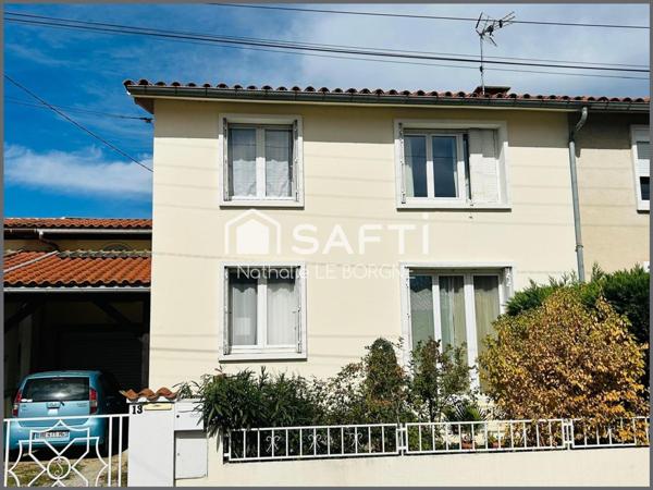 Joli pavillon avec garage et jardin