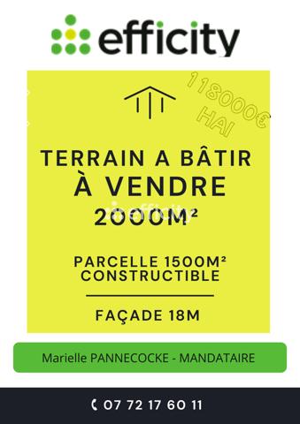 Terrain - 2000 m²