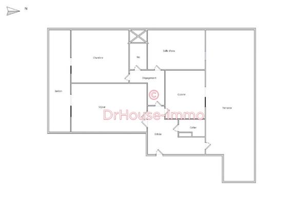 Appartement à vendre 2 pièces de 74 m²