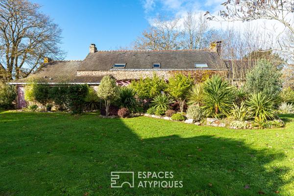 Longère de 200m2 à Herbignac sur parcelle paysagée