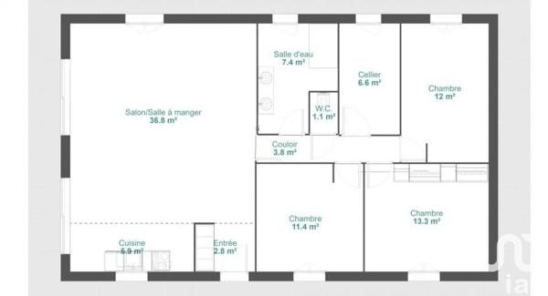 Maison à vendre 5 pièces 108 m² Tournus