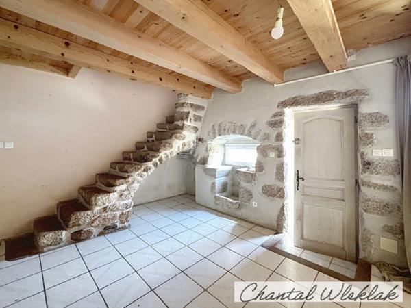 Maison en pierre à vendre (07) d'env 66 m2 hab - Terrain 432 m2