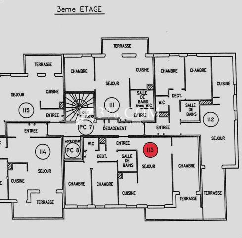 Appartement 3 pièce(s) 2 chambre(s) 70.56 m²
