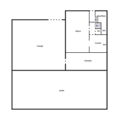 Maison à Vendre 5 pièces OMISSY (02) Jardin, Double Garage