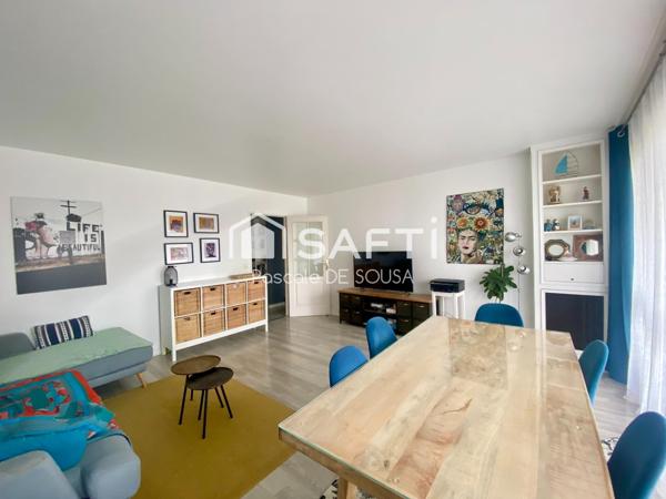 Agréable 3 pièces avec balcons dans résidence proche RER