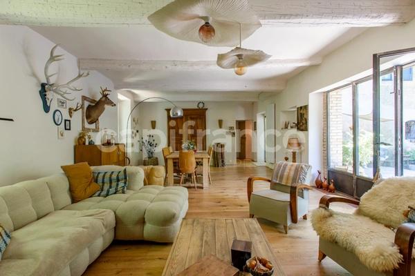 Mas à vendre 15 pièces  523 m2 avec Gîte 14 pers.SAINT SEBASTIEN D'AIGREFEUILLE (30) Terrain + de 7 ha
