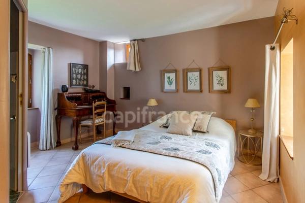 Mas à vendre 15 pièces  523 m2 avec Gîte 14 pers.SAINT SEBASTIEN D'AIGREFEUILLE (30) Terrain + de 7 ha