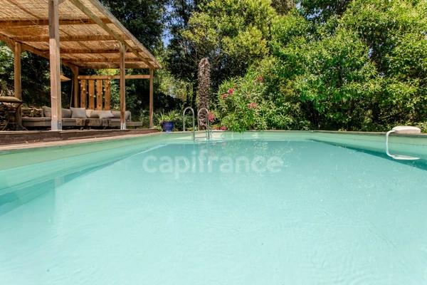Mas à vendre 15 pièces  523 m2 avec Gîte 14 pers.SAINT SEBASTIEN D'AIGREFEUILLE (30) Terrain + de 7 ha
