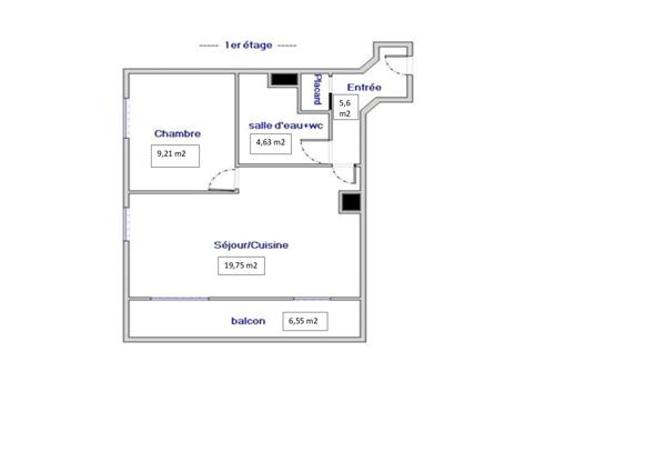 Appartement à vendre 2 pièces 40 m² La Queue-en-Brie