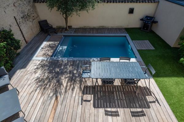 Lyon 3ème - Maison d'environ 150 m² - 3 chambres - Jardin avec piscine - Garage