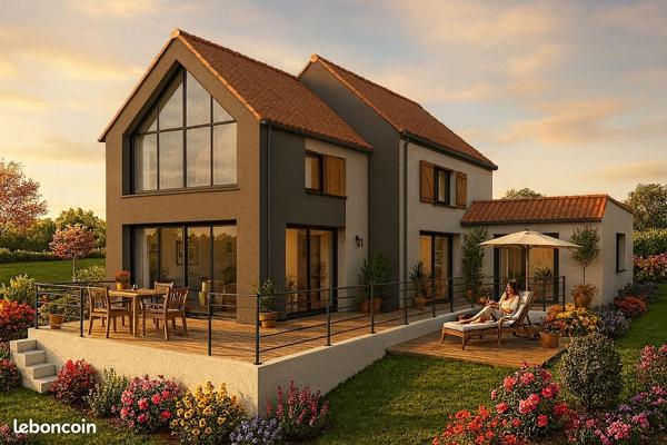 Terrain + Maison à vendre 6 pièces - 200 m²